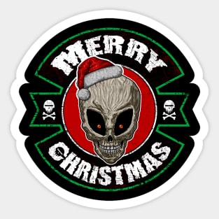 Merry Christmas, Alien Sticker